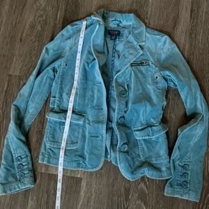 American eagle size xsmall velvet material jacket